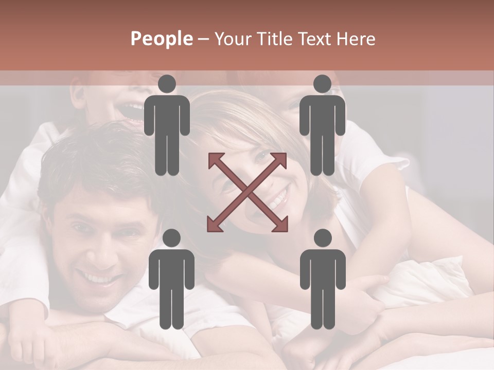 Indoors Family White PowerPoint Template