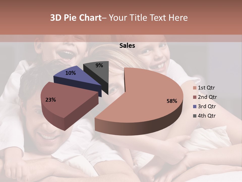 Indoors Family White PowerPoint Template