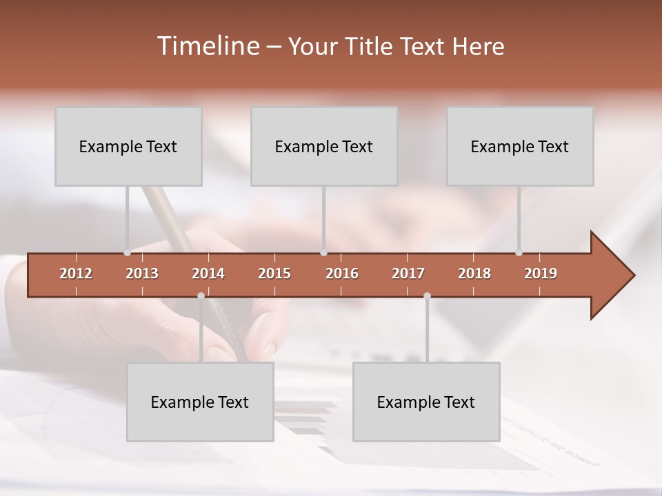 Closeup White Form PowerPoint Template