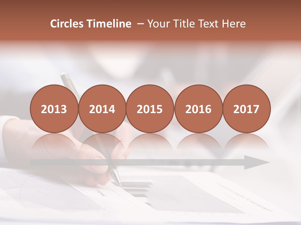 Closeup White Form PowerPoint Template