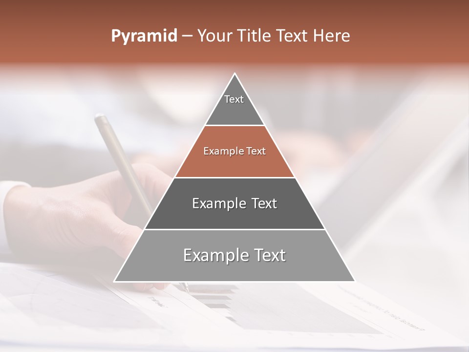 Closeup White Form PowerPoint Template