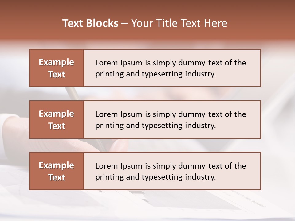 Closeup White Form PowerPoint Template