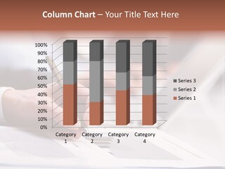 Closeup White Form PowerPoint Template