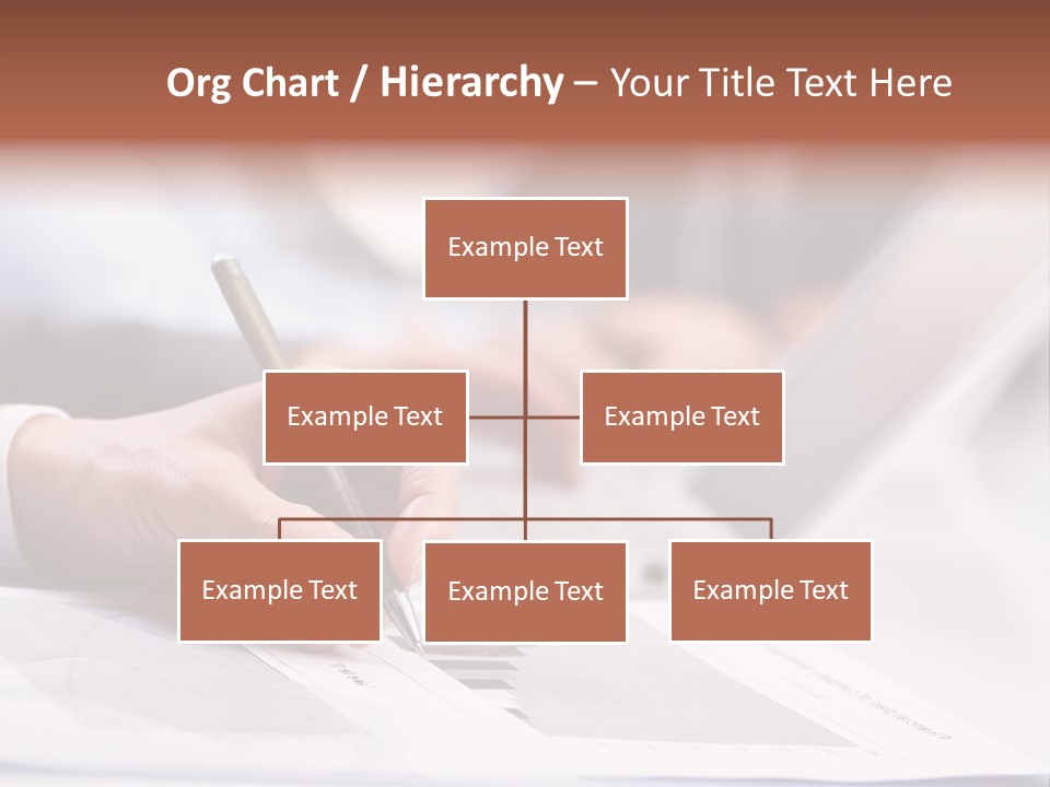 Closeup White Form PowerPoint Template