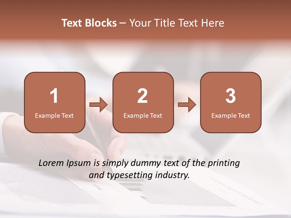 Closeup White Form PowerPoint Template