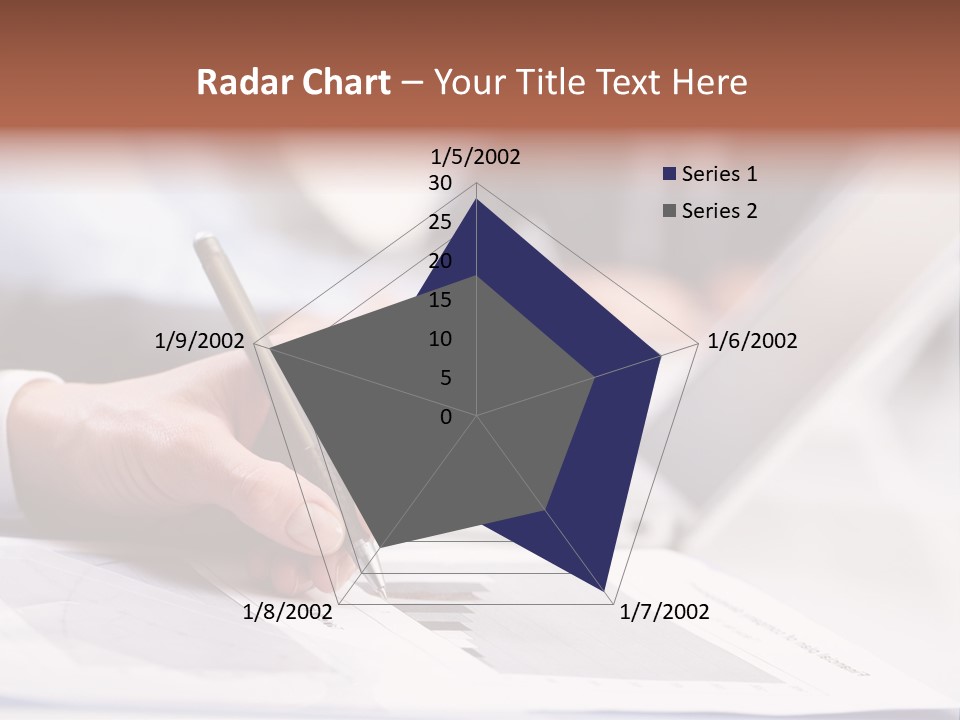 Closeup White Form PowerPoint Template