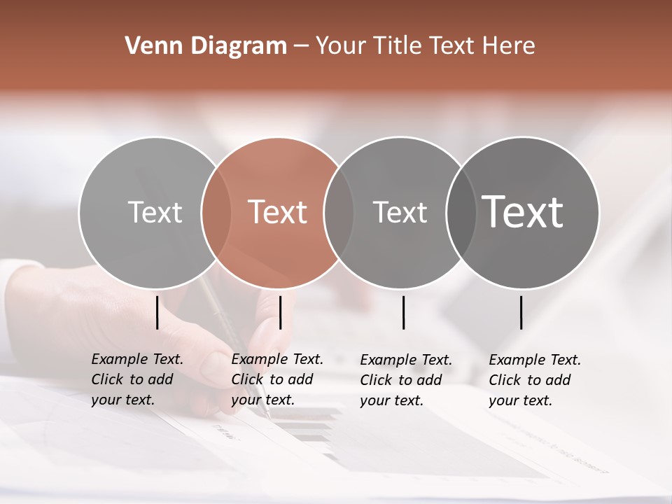 Closeup White Form PowerPoint Template