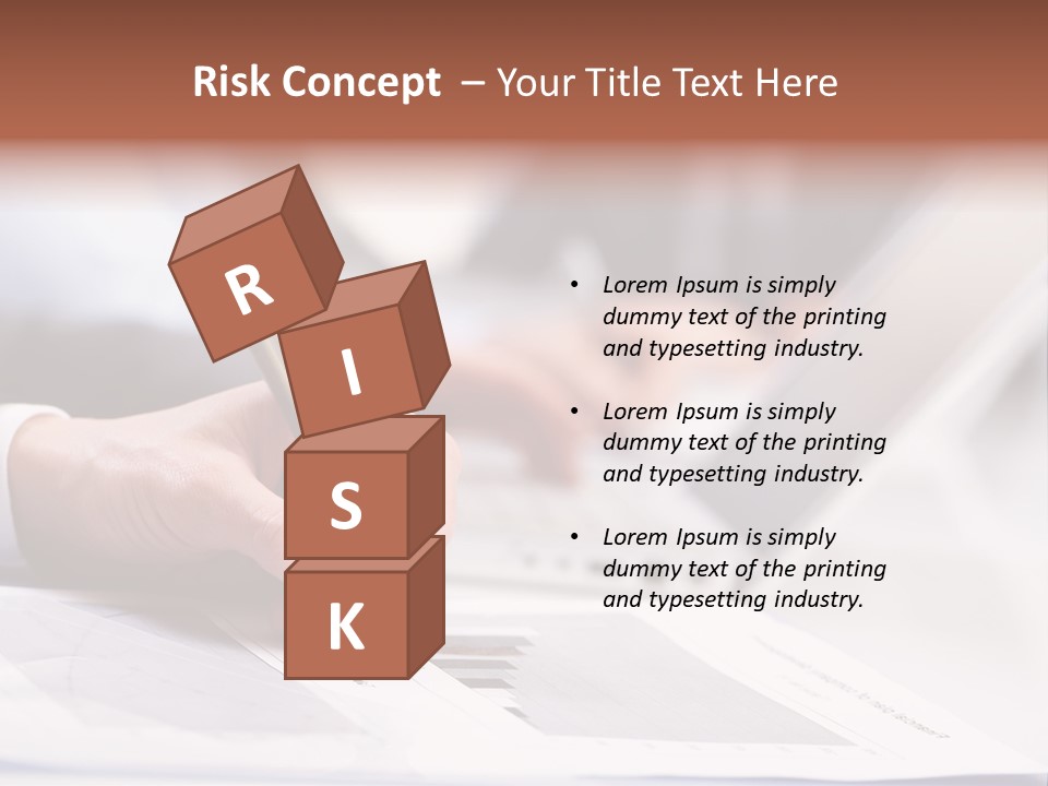 Closeup White Form PowerPoint Template