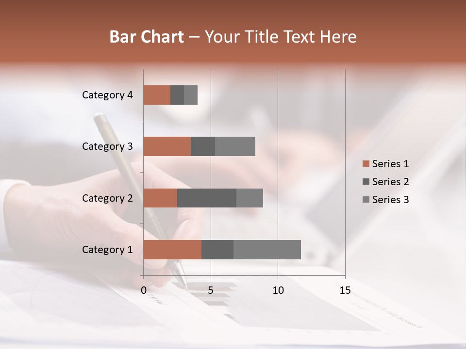 Closeup White Form PowerPoint Template