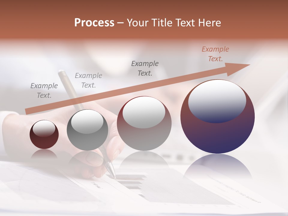 Closeup White Form PowerPoint Template