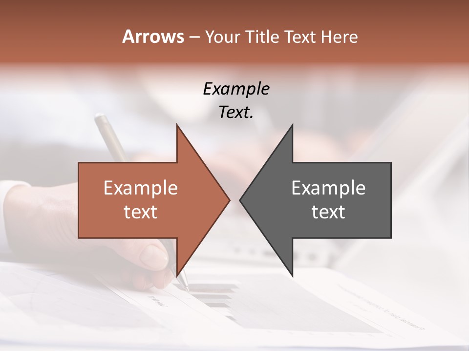 Closeup White Form PowerPoint Template