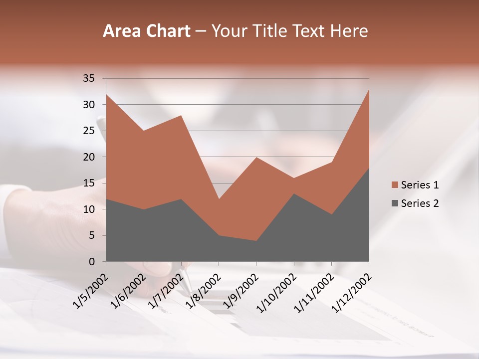 Closeup White Form PowerPoint Template