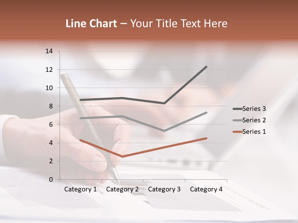 Closeup White Form PowerPoint Template