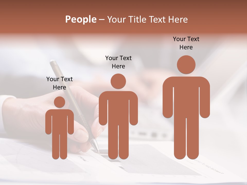 Closeup White Form PowerPoint Template