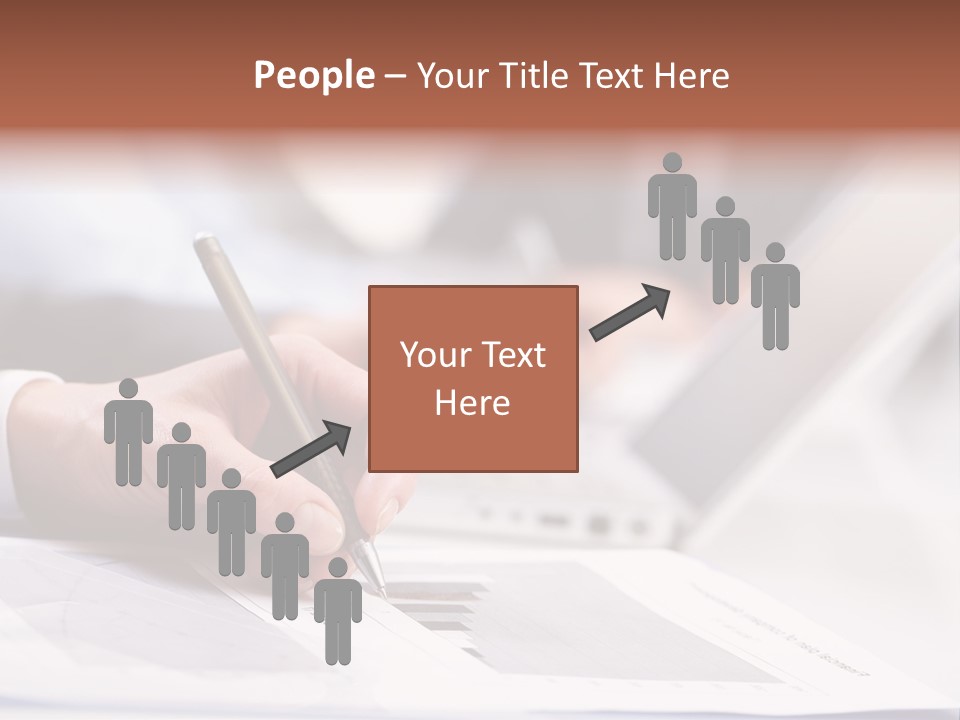 Closeup White Form PowerPoint Template