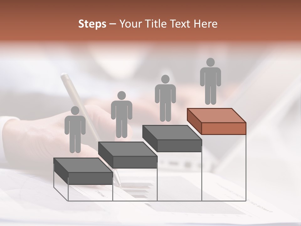 Closeup White Form PowerPoint Template