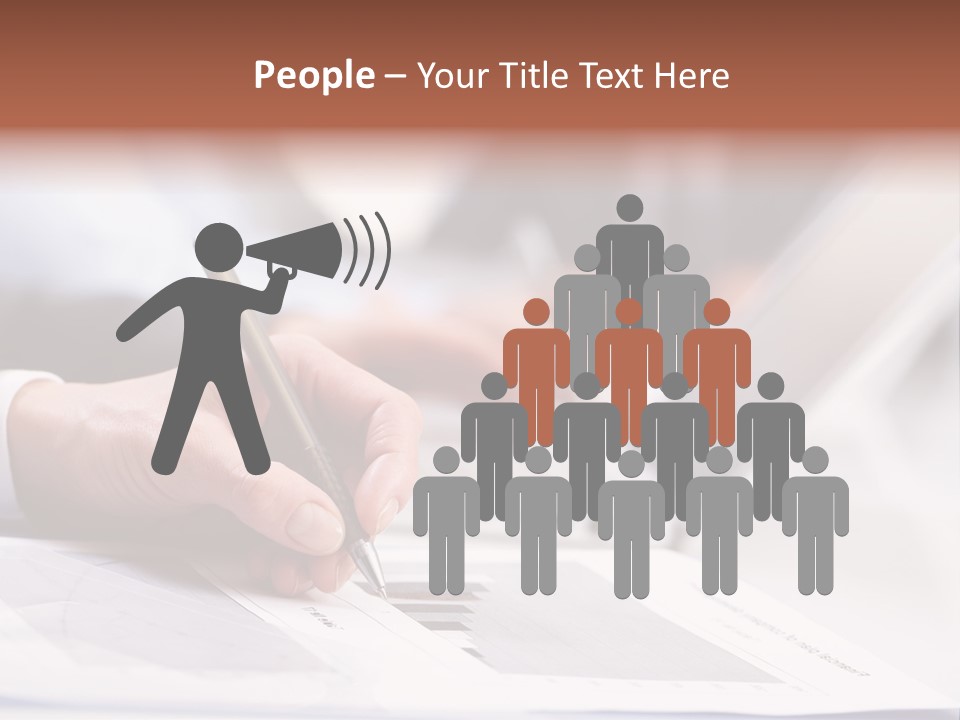 Closeup White Form PowerPoint Template