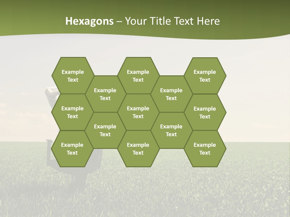 Young Sitting Angle PowerPoint Template