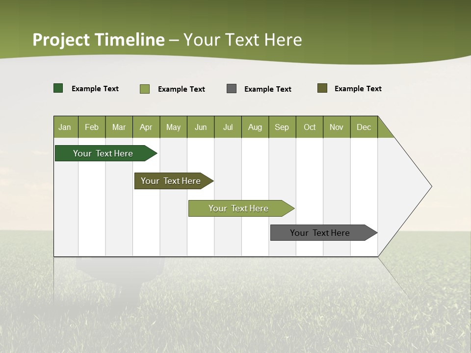 Young Sitting Angle PowerPoint Template