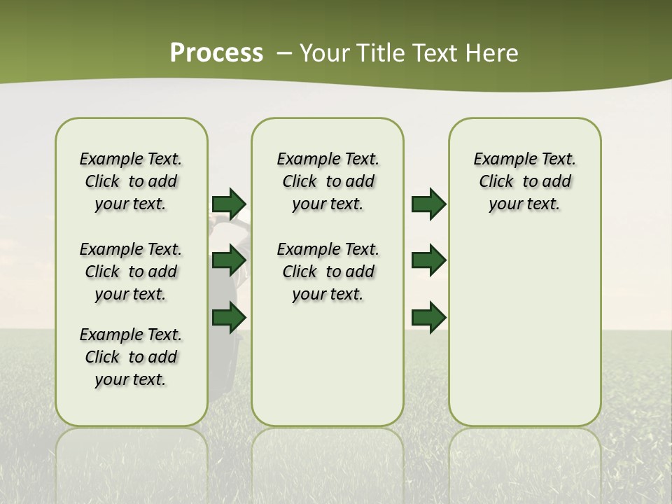 Young Sitting Angle PowerPoint Template