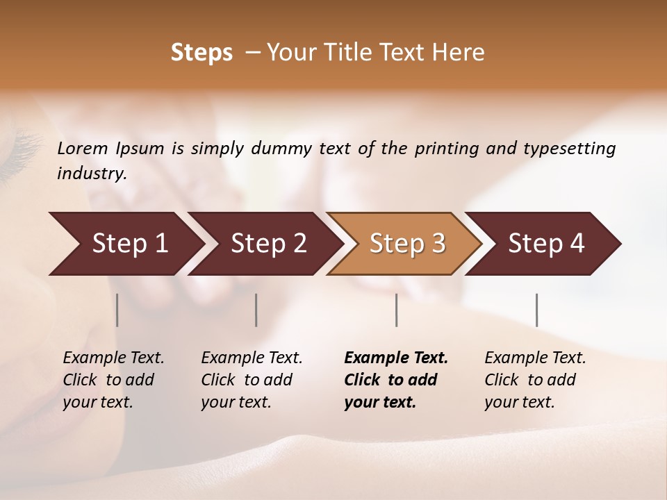 Male Pleasure Calm PowerPoint Template