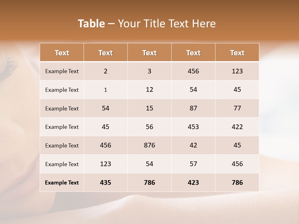 Male Pleasure Calm PowerPoint Template