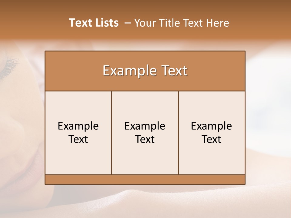 Male Pleasure Calm PowerPoint Template