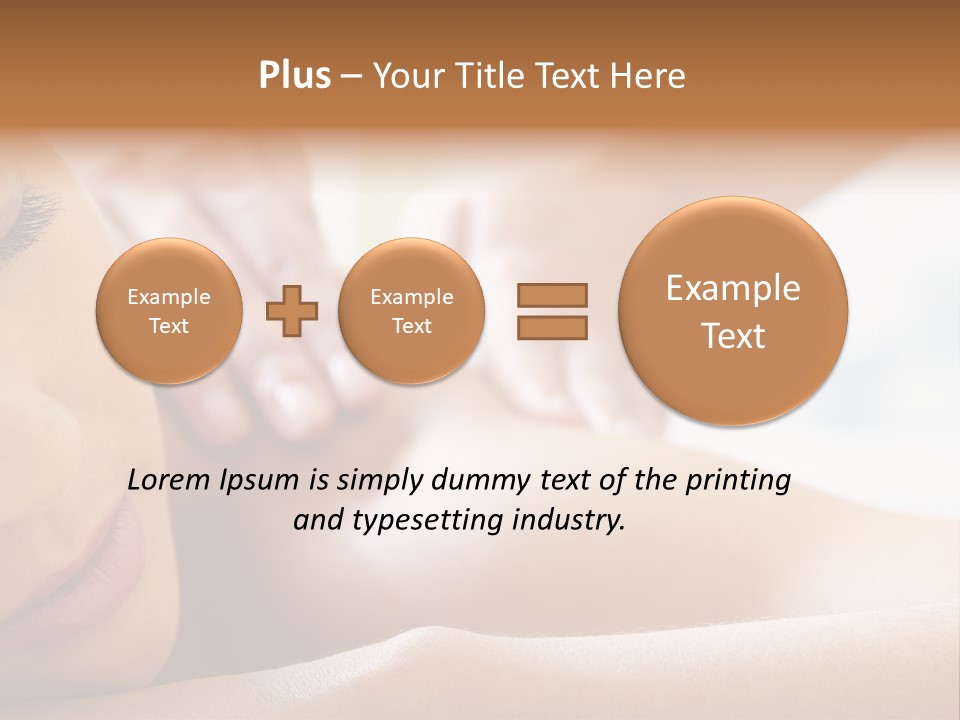 Male Pleasure Calm PowerPoint Template