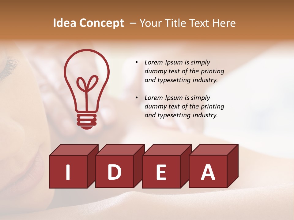 Male Pleasure Calm PowerPoint Template