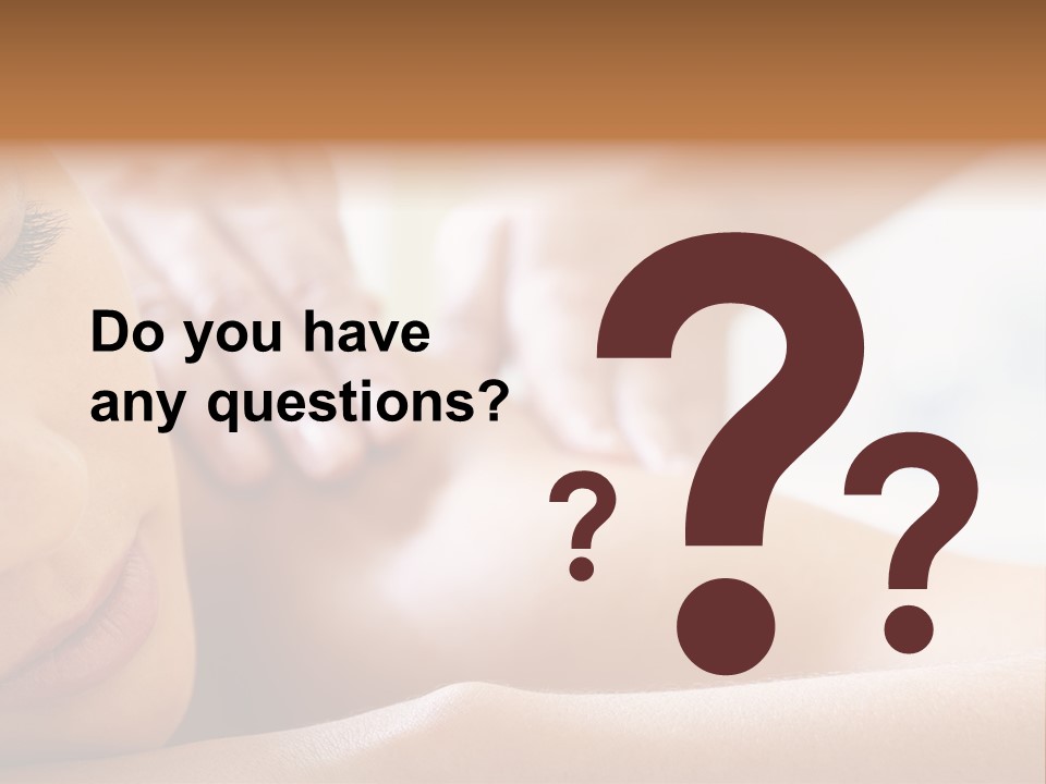 Male Pleasure Calm PowerPoint Template