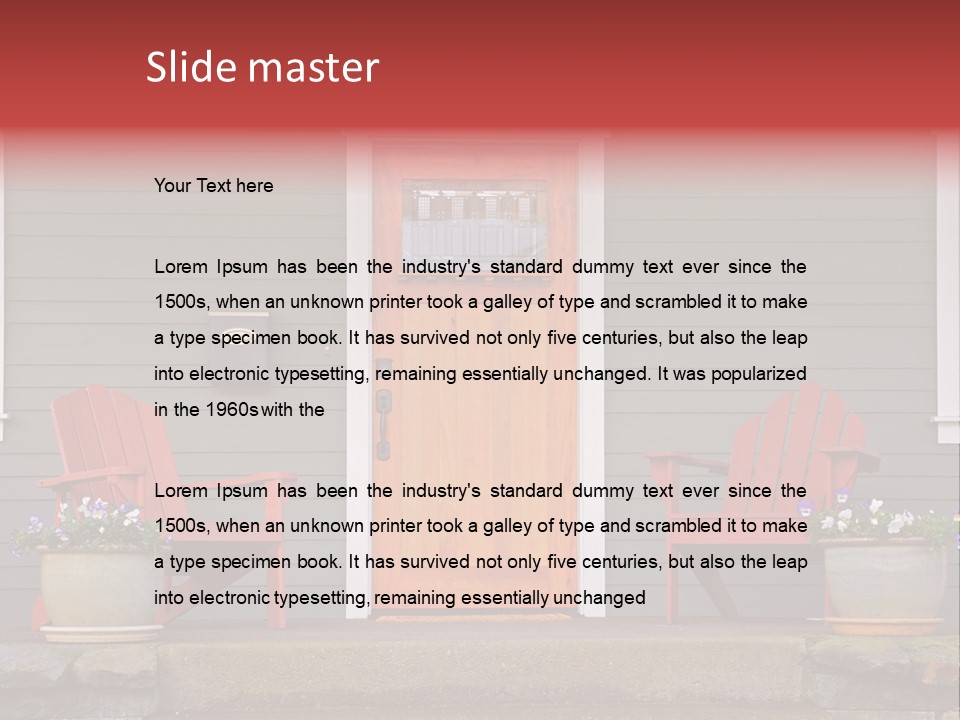 Bright Children Town PowerPoint Template