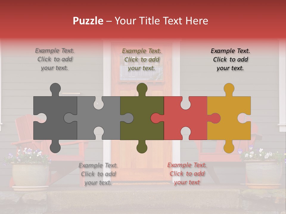 Bright Children Town PowerPoint Template