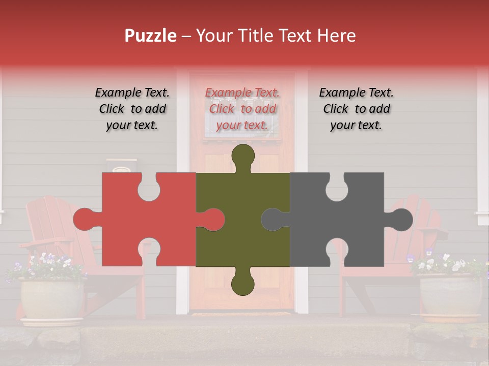 Bright Children Town PowerPoint Template