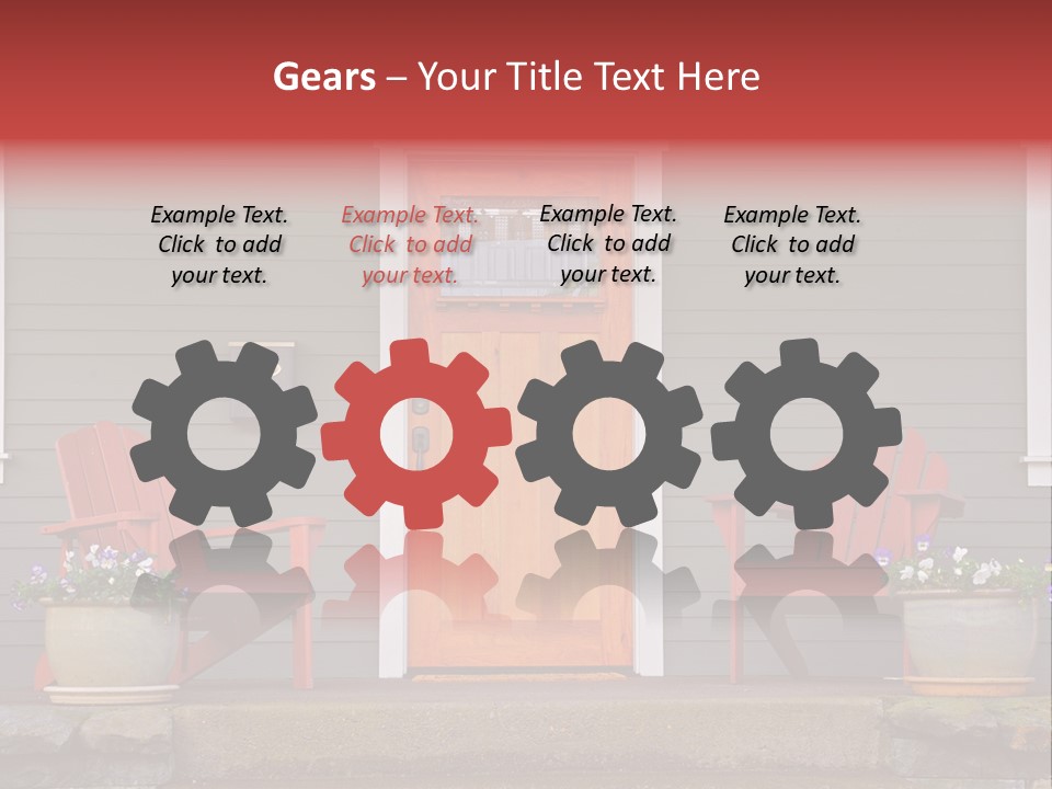 Bright Children Town PowerPoint Template