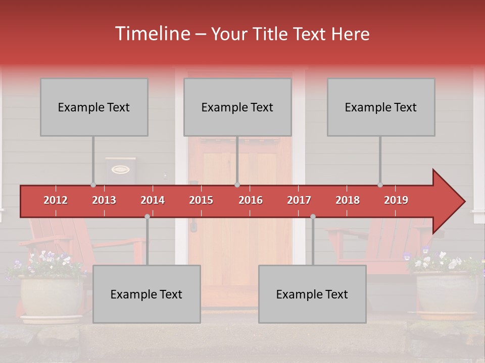 Bright Children Town PowerPoint Template