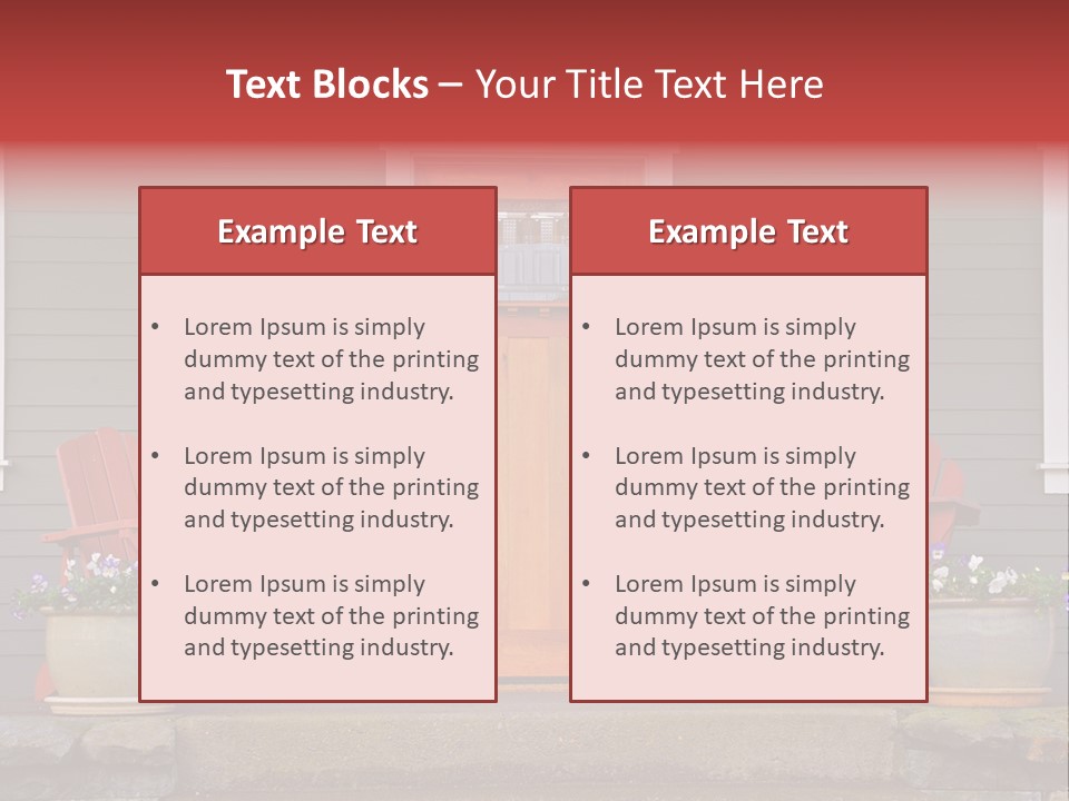 Bright Children Town PowerPoint Template
