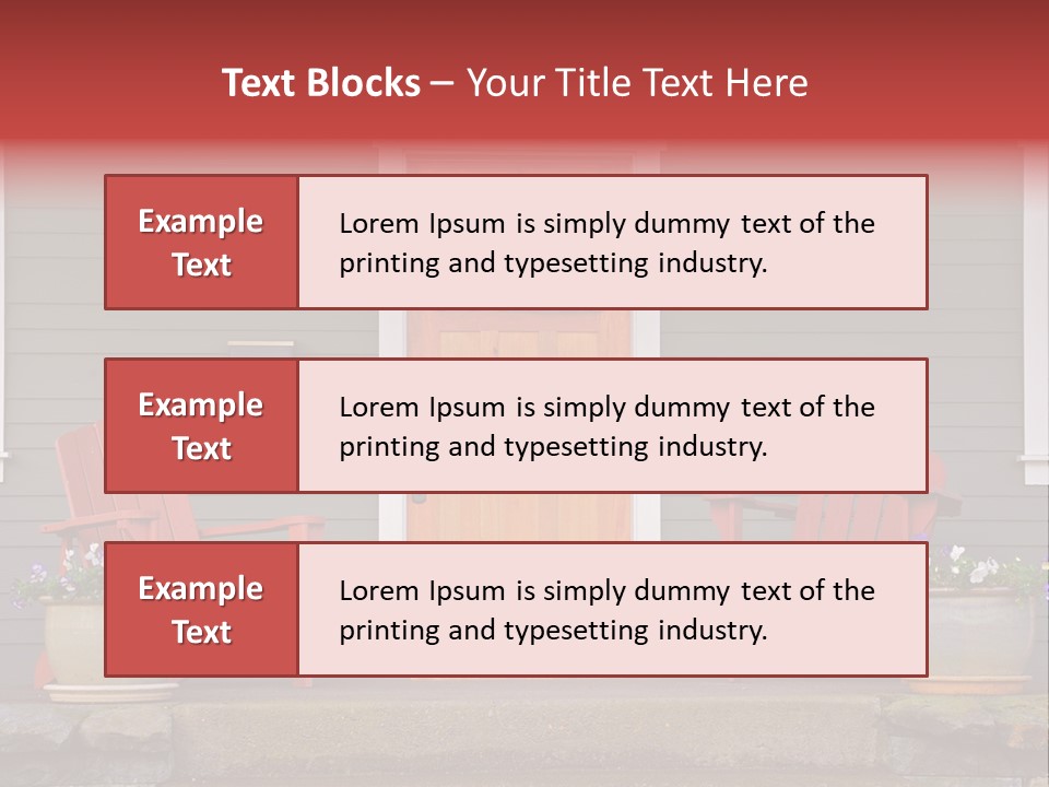 Bright Children Town PowerPoint Template