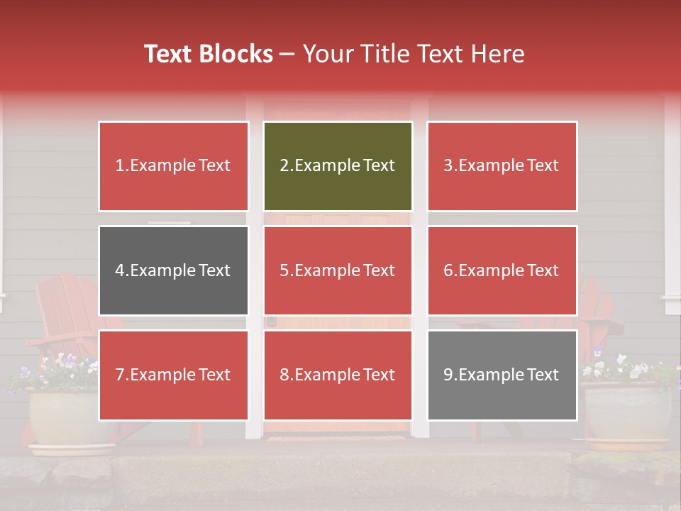 Bright Children Town PowerPoint Template