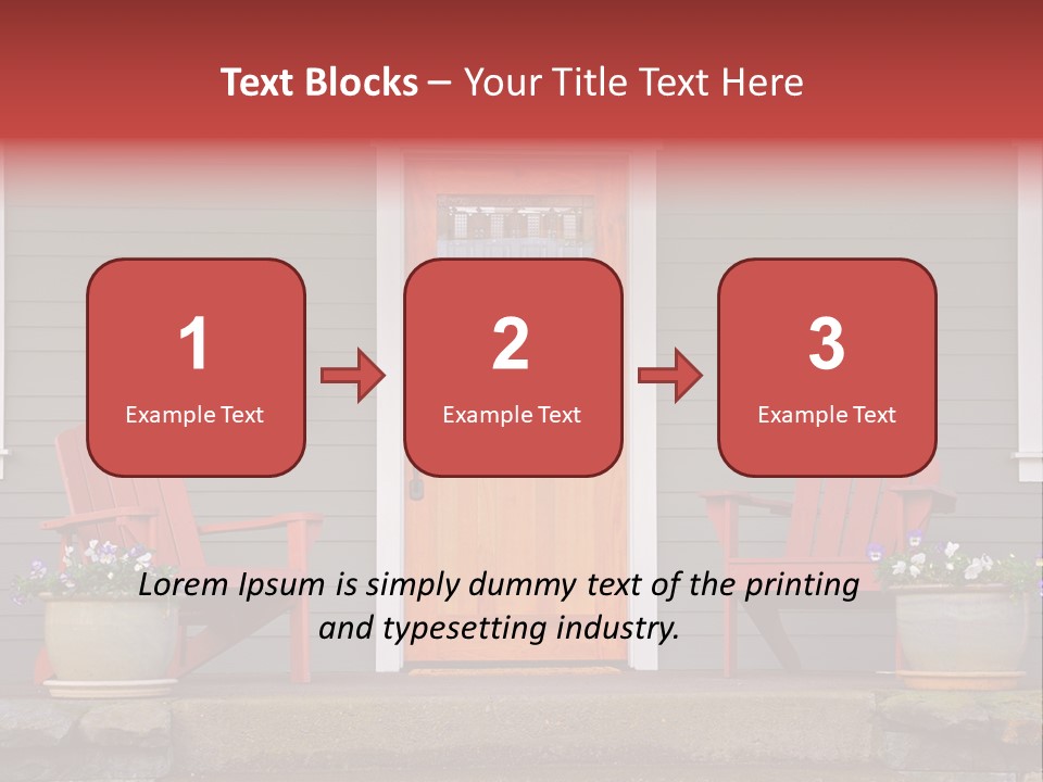 Bright Children Town PowerPoint Template