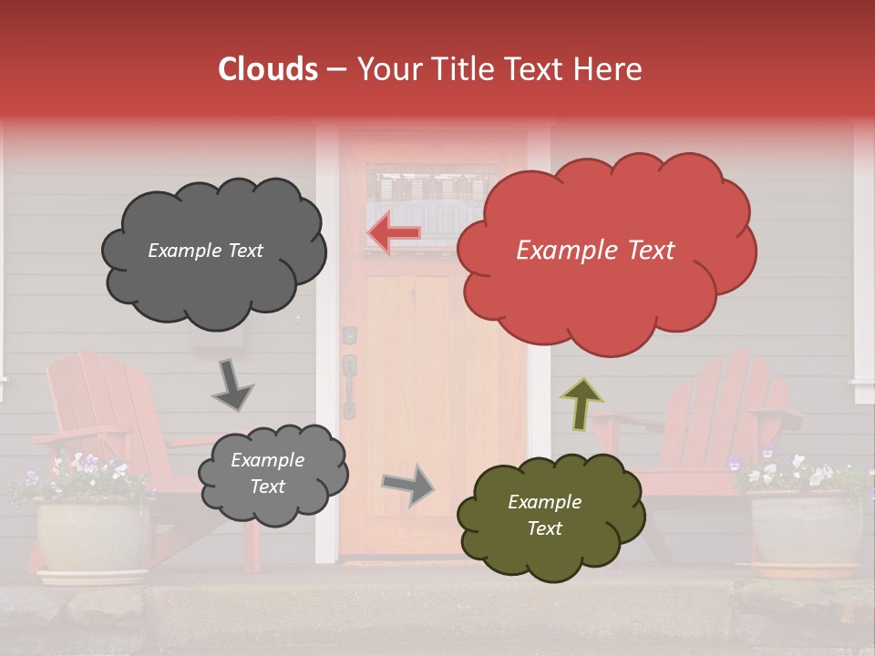 Bright Children Town PowerPoint Template