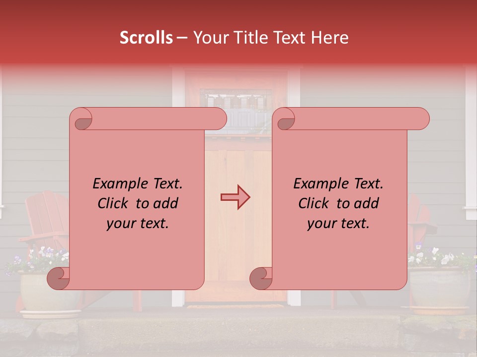 Bright Children Town PowerPoint Template