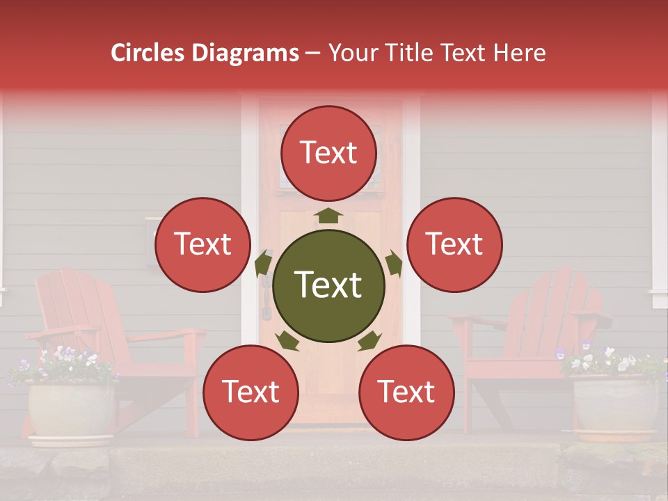 Bright Children Town PowerPoint Template