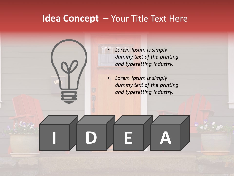 Bright Children Town PowerPoint Template