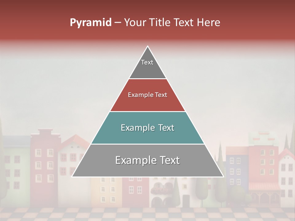 Bright Children Town PowerPoint Template