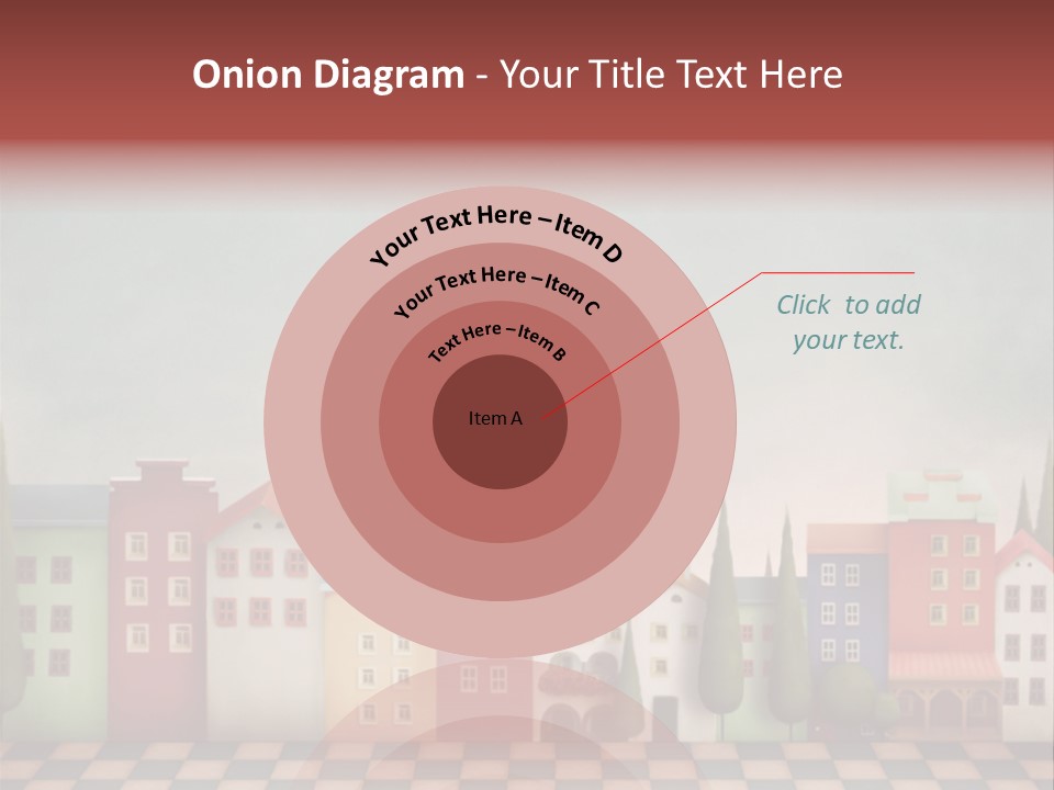 Bright Children Town PowerPoint Template