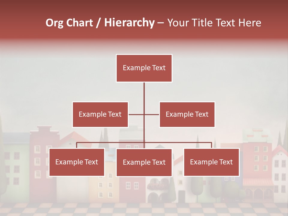 Bright Children Town PowerPoint Template