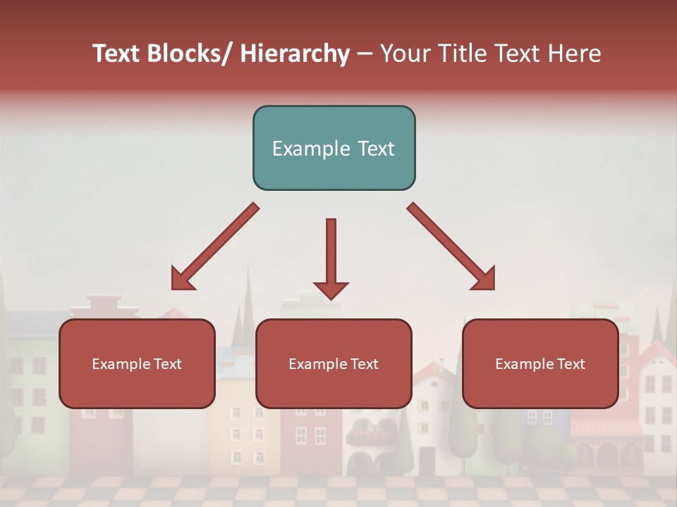 Bright Children Town PowerPoint Template