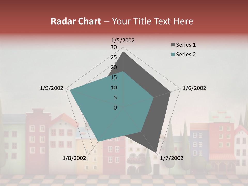 Bright Children Town PowerPoint Template