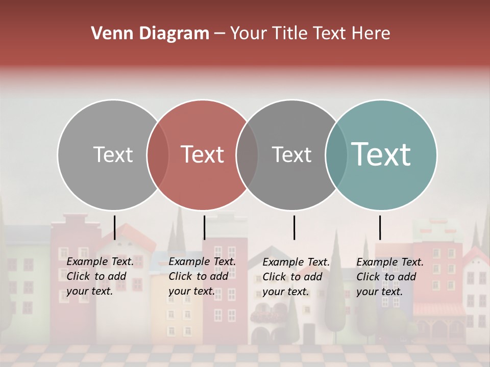 Bright Children Town PowerPoint Template
