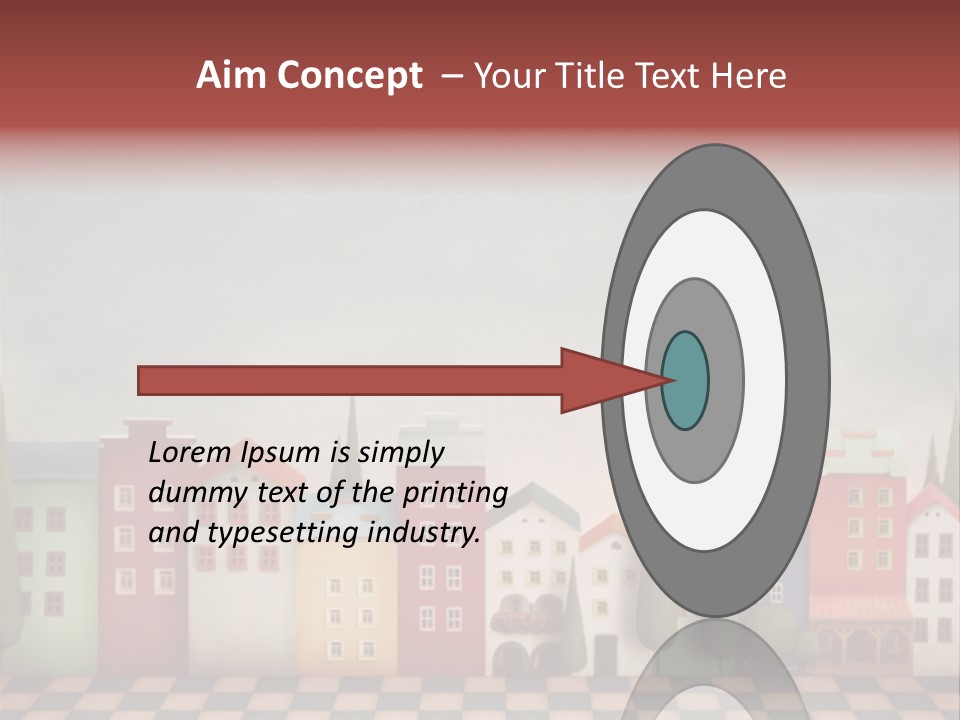 Bright Children Town PowerPoint Template